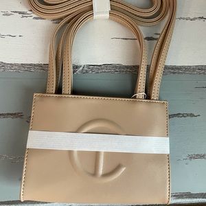 Telfar small cream handbag brand new!
